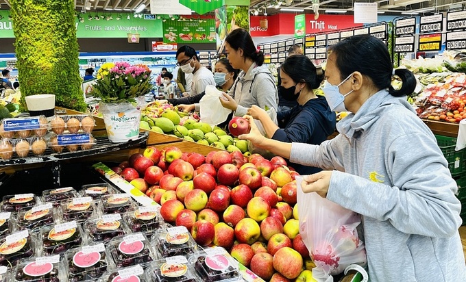 Sức mua hàng hóa Tết đang gia tăng.