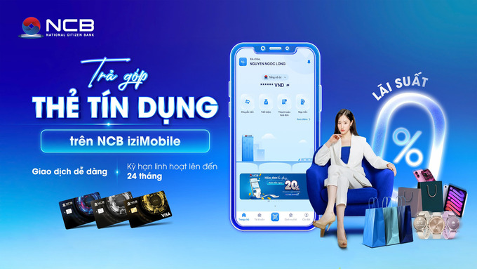 tính năng trả góp trên iziMobile