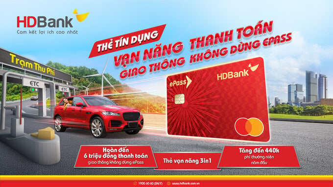 Với thẻ vạn năng HDBank ePass 3 trong 1, những lo ngại về chi phí ‘nuôi xe’ được giảm bớt đáng kể