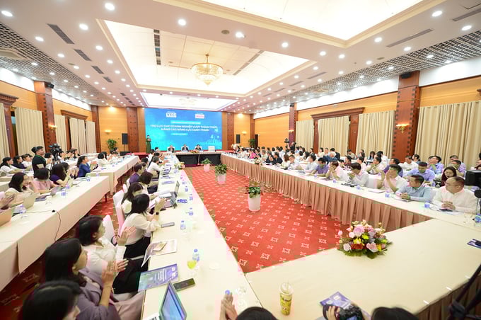 Diễn đàn Doanh nghiệp 2025: “Trợ lực cho doanh nghiệp vượt thách thức nâng cao năng lực cạnh tranh” do Tạp chí Diễn đàn Doanh nghiệp tổ chức ngày 17/4/2025. Ảnh: BTC