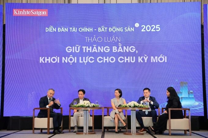 Diễn đàn Tài chính - Bất động sản 2025 do Tạp chí Kinh tế Sài Gòn tổ chức ngày 8/5/2025. Ảnh: BTC