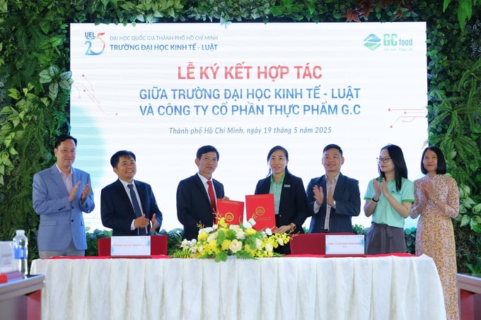 Công ty Cổ phần Thực phẩm G.C là 1 trong 7 doanh nghiệp ký hợp tác với UEL.