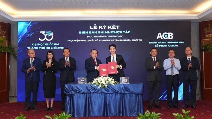 Đại học Quốc gia TP.HCM (ĐHQG-HCM) và Ngân hàng TMCP Á Châu (ACB) vừa ký kết Biên bản ghi nhớ hợp tác thực hiện Nghị quyết 57: Từ tầm nhìn đến thực thi