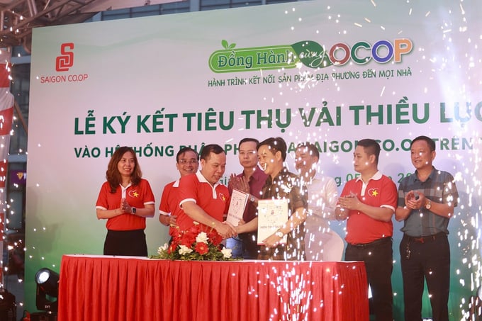 Saigon Co.op ký kết tiêu thụ vải thiều Lục Ngạn vào hệ thống phân phối của Saigon Co.op