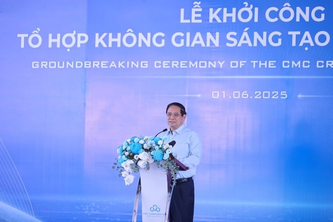 Thủ tướng Phạm Minh Chính phát biểu tại Lễ khởi công.
