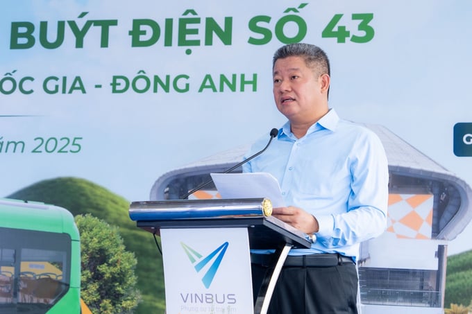 Ông Nguyễn Mạnh Quyền - Phó Chủ tịch UBND TP Hà Nội phát biểu tại sự kiện.