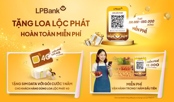 Khách hàng được tặng loa Lộc Phát miễn phí cùng nhiều ưu đãi hấp dẫn khi đăng ký sử dụng từ nay đến hết ngày 31/12/2025