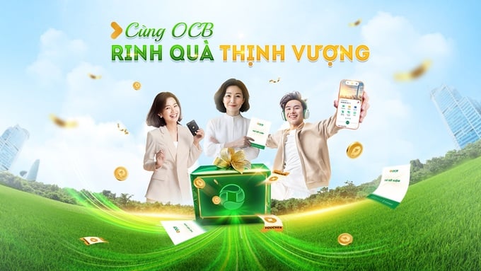 Chương trình mang đến hàng ngàn quà tặng dành cho khách hàng nhân dịp OCB 29 tuổi