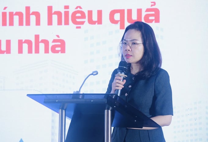 Bà Hà Thu Giang, Vụ trưởng Vụ Tín dụng các ngành kinh tế thuộc Ngân hàng Nhà nước Việt Nam. Ảnh: BTC