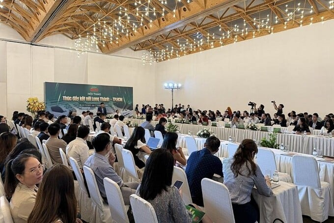 Quang cảnh hội thảo Thúc đẩy kết nối Long Thành - TP.HCM
