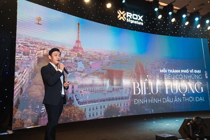 Đại diện ROX Signature giới thiệu về hành trình kiến tạo một biểu tượng đô thị mới bên cầu Rồng.