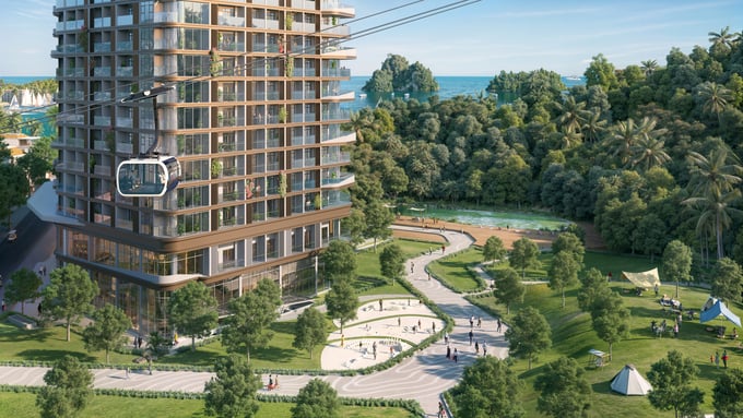 Các tòa tháp căn hộ Xanh Sky thừa hưởng trọn vẹn hạ tầng giao thông hiện đại. (Ảnh: Sun Property)
