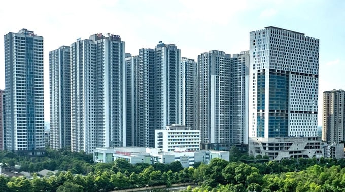 Nguồn cung mới tại Hà Nội đang gia tăng đáng kể, nhưng tập trung chủ yếu ở các sản phẩm giá cao. Ảnh minh họa.
