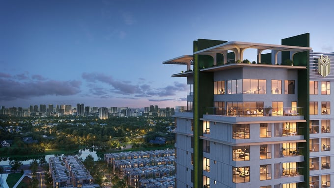 Bộ sưu tập penthouse toạ lạc ở vị trí cao nhất của hai tòa tháp Lumière Midtown, hưởng trọn hệ tiện ích chuẩn quốc tế của The Global City