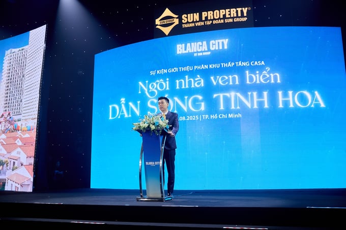 Ông Nguyễn Cao Cường - Tổng Giám đốc Sun Property phát biểu tại sự kiện
