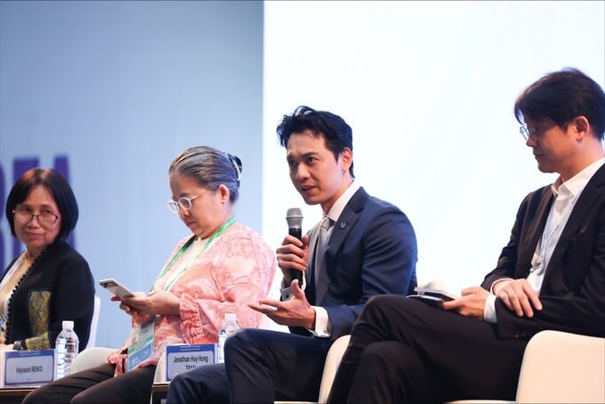 Ông Trần Hùng Huy phát biểu tại phiên thảo luận của APEC Public‑Private Dialogue