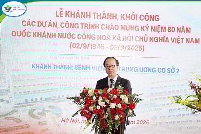 PGS.TS-Tran-Minh-Dien-phat-bieu-tai-Le-khanh-thanh-BVNTW-co-so-2