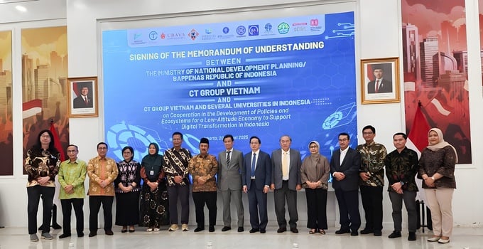 CT Group còn tiến hành ký kết hợp tác với 8 Đại học hàng đầu Indonesia.