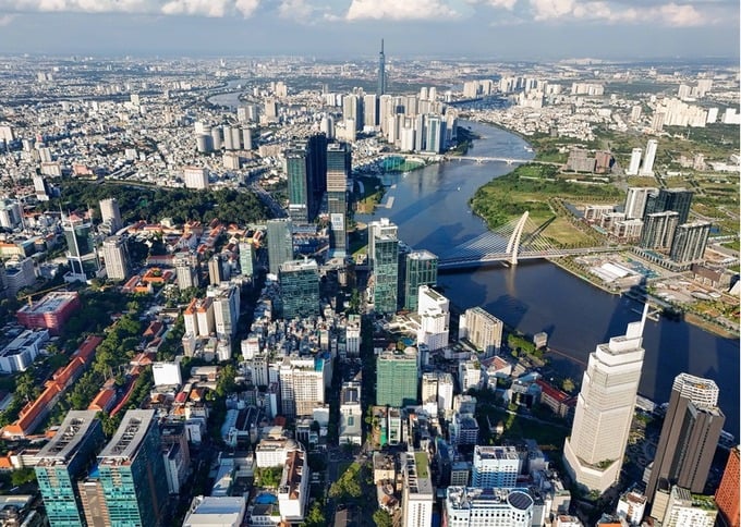 Đà Nẵng và TP.HCM, với lợi thế hạ tầng, quy hoạch và vị trí chiến lược, đang là hai đầu tàu dẫn dắt thị trường bất động sản khu vực miền Trung và miền Nam. Ảnh: minh họa