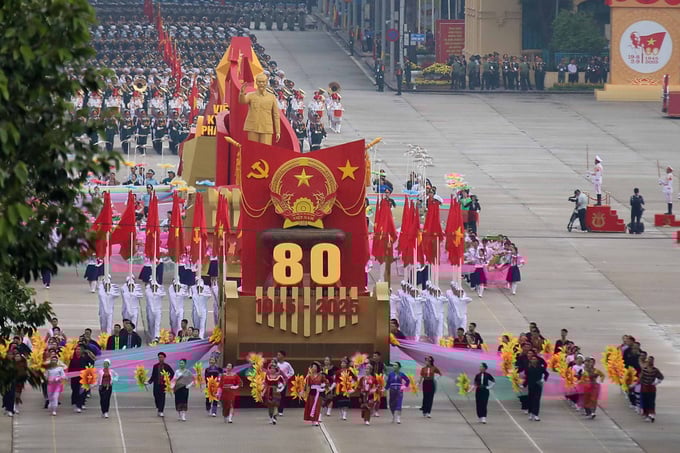 Lễ diễu binh, diễu hành chào mừng 80 năm Quốc khánh 2/9 - Ảnh: Đậu Tiến Đạt
