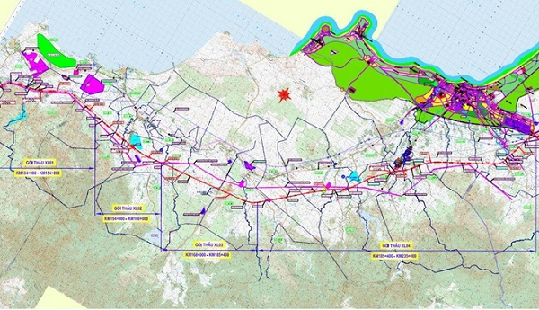 Bản đồ cao tốc Phan Thiết - Vĩnh Hảo