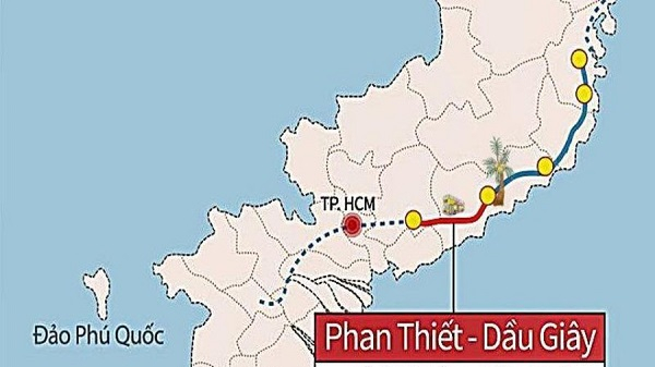 Tổng chiều dài tuyến cao tốc Phan Thiết - Dầu Giây là 99 km, chạy ngang qua một phần địa phận 2 tỉnh Bình Thuận và Đồng Nai.