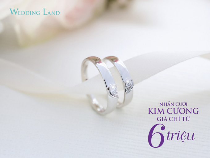 Nhận ngay nhiều quà tặng giá trị khi mua nhẫn cưới Wedding Land