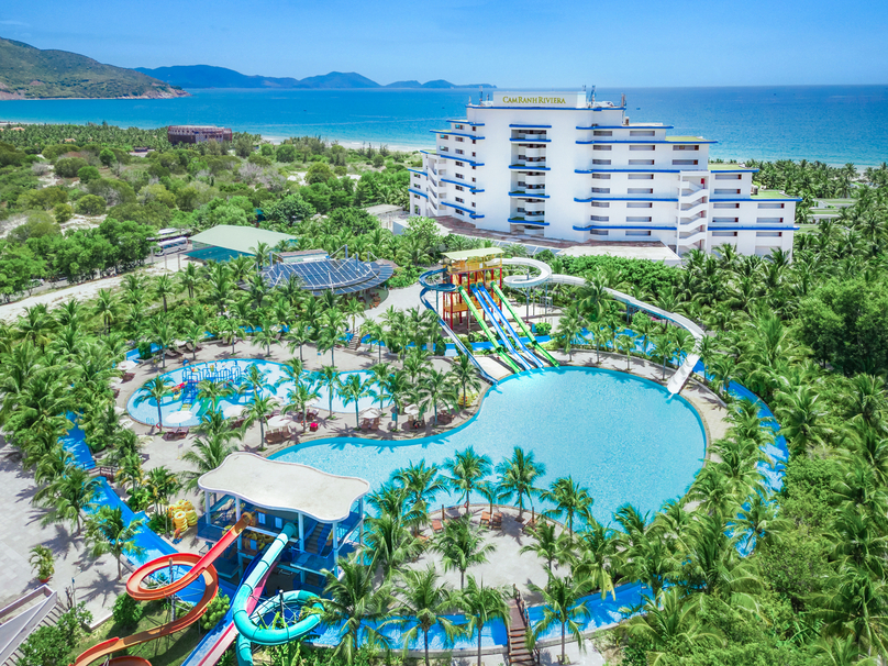 Công viên nước Aqual Park - Ảnh chụp thực tế tại Cam Ranh Riviera Beach Resort & Spa