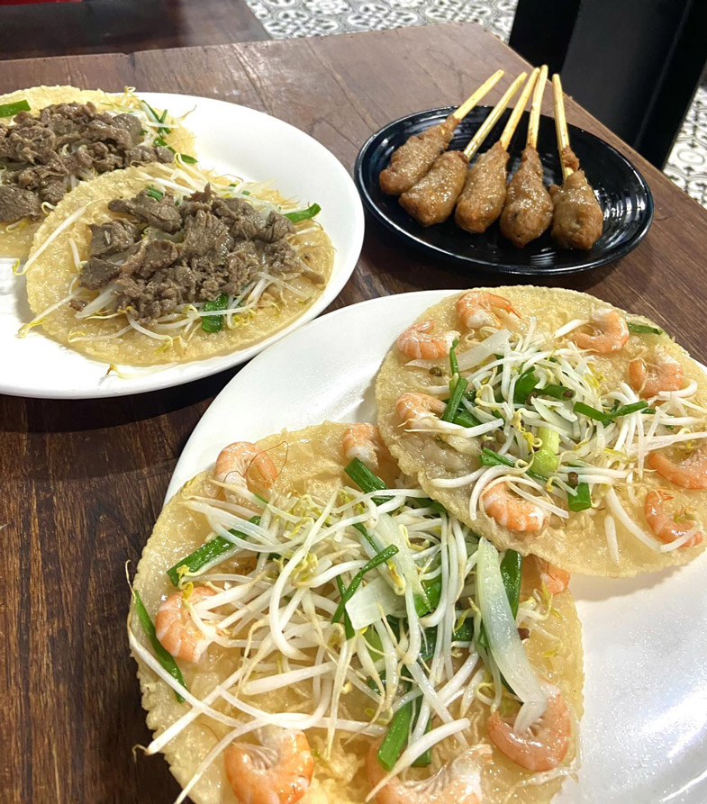 bánh căn bánh xèo