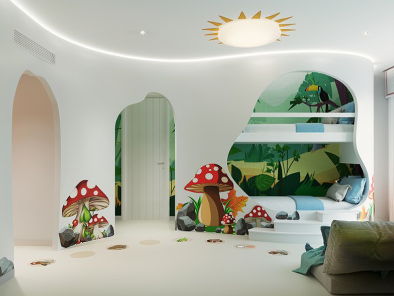 phòng 3d kid room