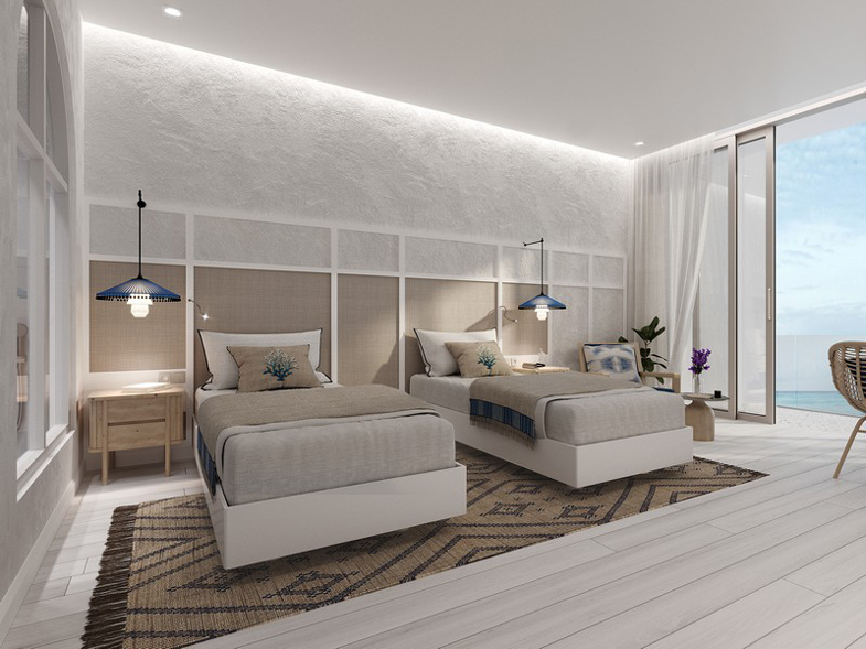 ảnh phối cảnh 3D của phòng nghỉ tại Sunbay Park