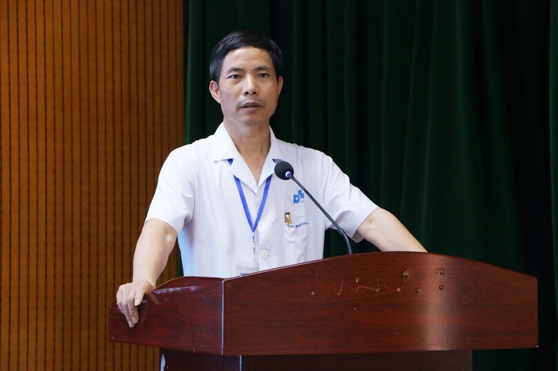 GS.TS. Nguyễn Hữu Sáu đã phát biểu khai giảng khóa học