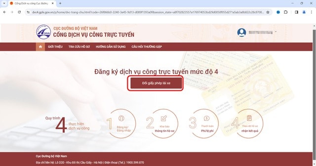 Hướng dẫn chi tiết đổi giấy phép lái xe ô tô online mới nhất 2024- Ảnh 3.