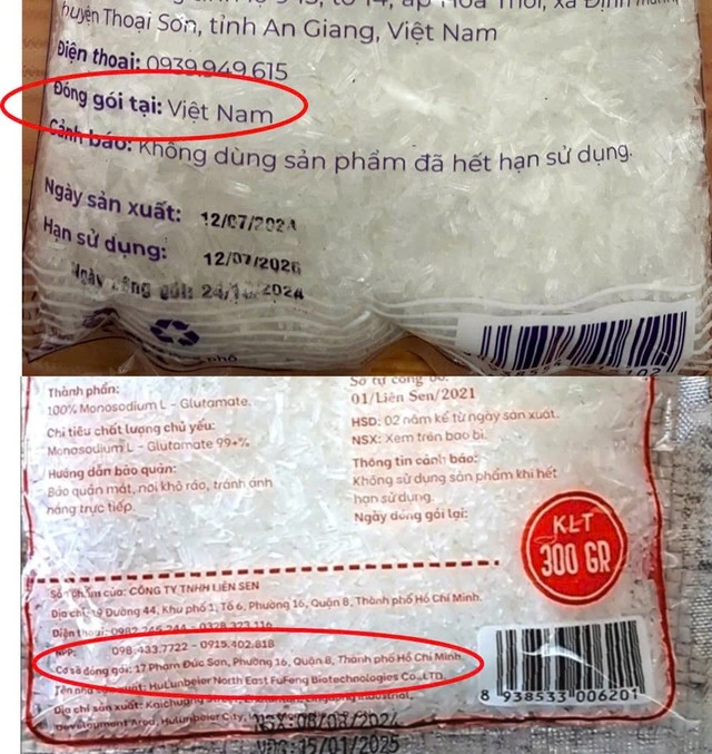 Bộ Y tế yêu cầu tạm dừng lưu thông bột ngọt vi phạm qui định về nhãn hàng hóa- Ảnh 4.