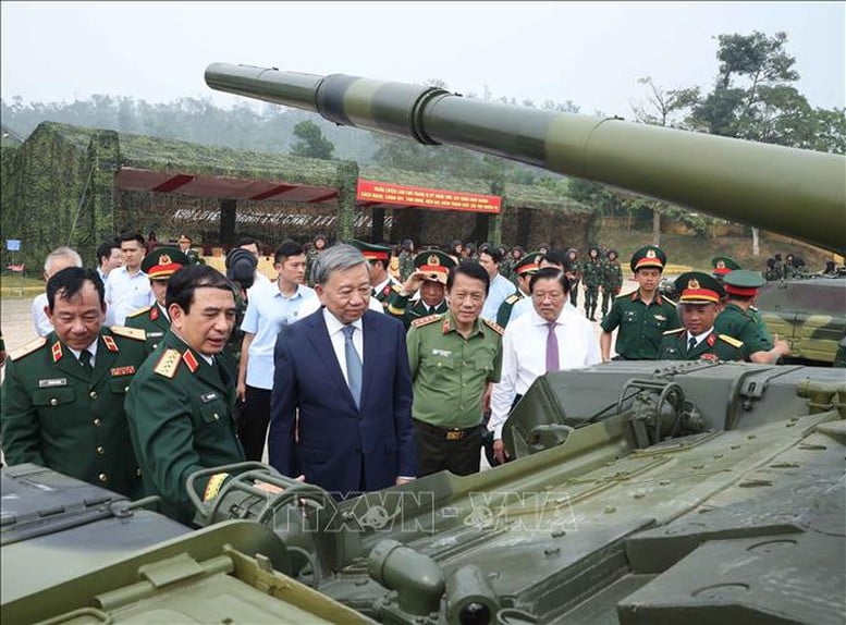 Tổng Bí thư: Binh chủng Tăng thiết giáp phải thật sự xứng đáng là lực lượng đột kích mạnh- Ảnh 5.