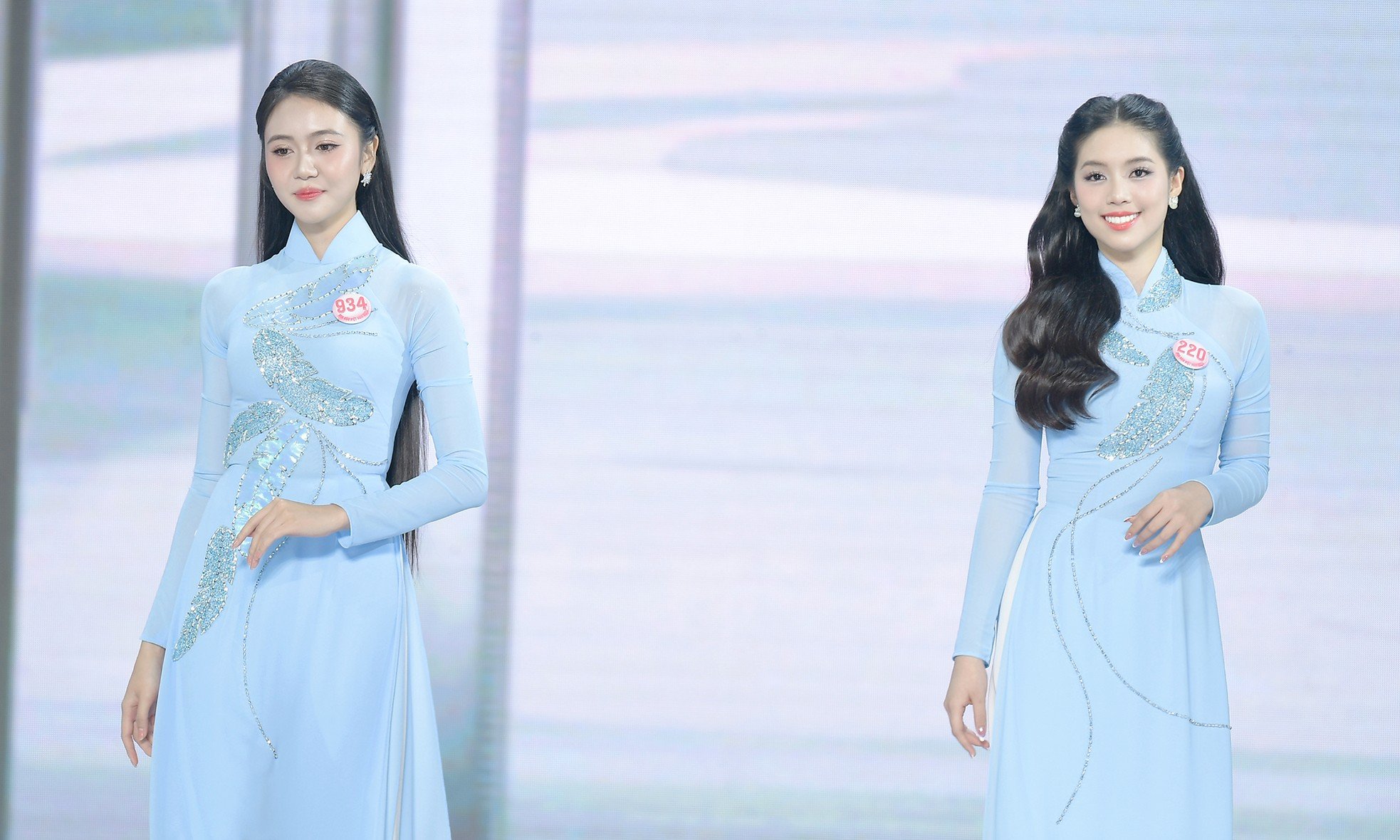 Vẻ rạng ngời của nữ quân nhân ở Hoa hậu Việt Nam ảnh 1