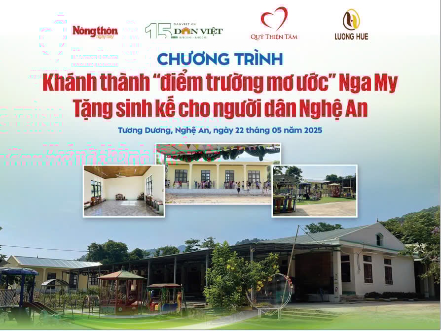 Niềm vui đến với cô trò, người dân miền Tây xứ Nghệ từ Chương trình 'Điểm trường mơ ước' và “Trao tặng sinh kế”