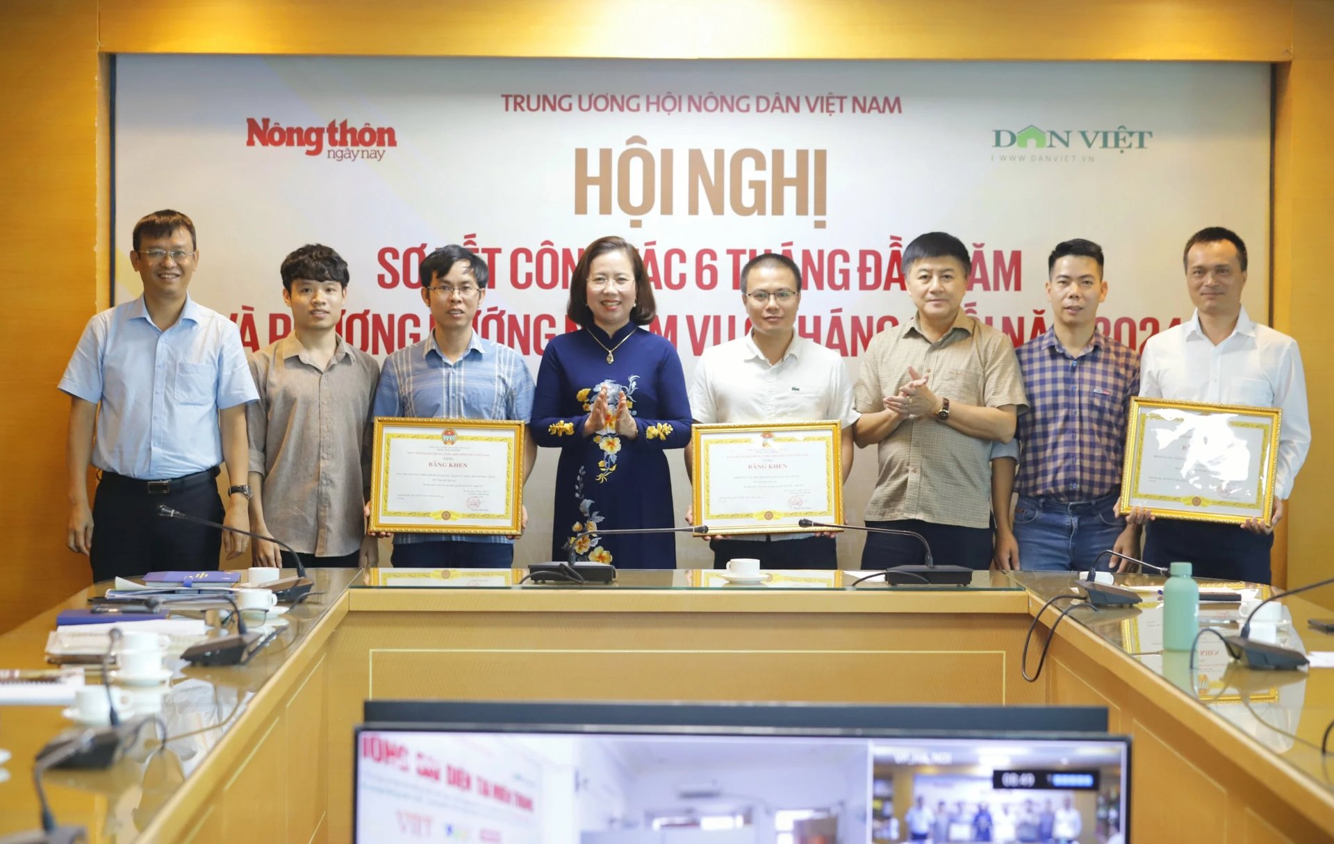 Phó Chủ tịch Trung ương Hội NDVN Bùi Thị Thơm: Báo Dân Việt đổi mới, sáng tạo tổ chức tốt các sự kiện lớn của Hội Nông dân Việt Nam

