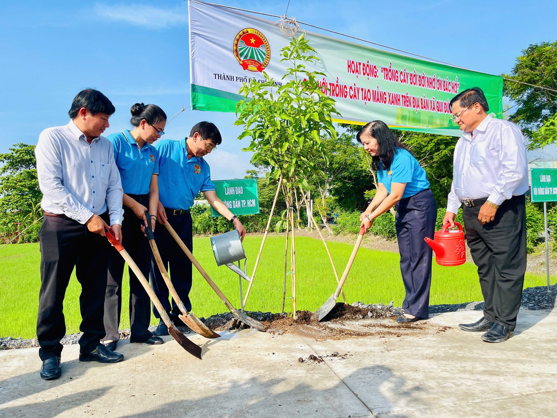 Chủ tịch Hội Nông dân TP.HCM kêu gọi hội viên trồng cây, thêm mảng xanh cho nông thôn