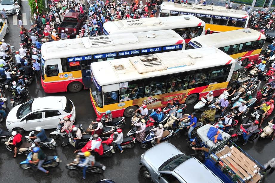Hà Nội không thay đổi lộ trình hạn chế xe máy 4 quận nội đô