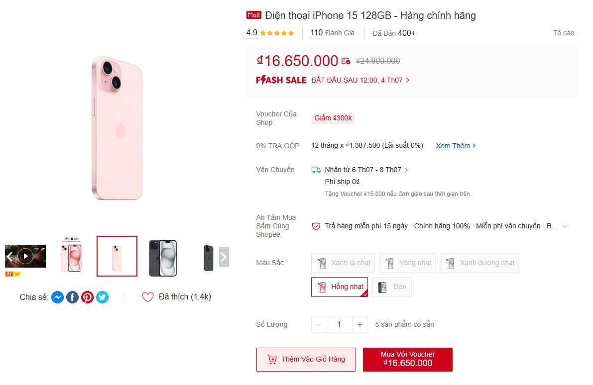 Nhiều mẫu iPhone đang giảm giá 