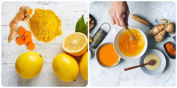 Uống nước chanh nghệ buổi sáng rất tốt cho gan, thận