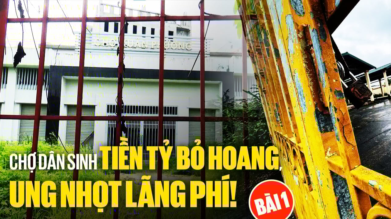 Chợ dân sinh tiền tỷ bỏ hoang, “ung nhọt” của lãng phí