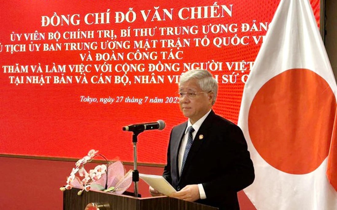 Chủ tịch Ủy ban Trung ương MTTQ Việt Nam Đỗ Văn Chiến thăm và làm việc tại Nhật Bản