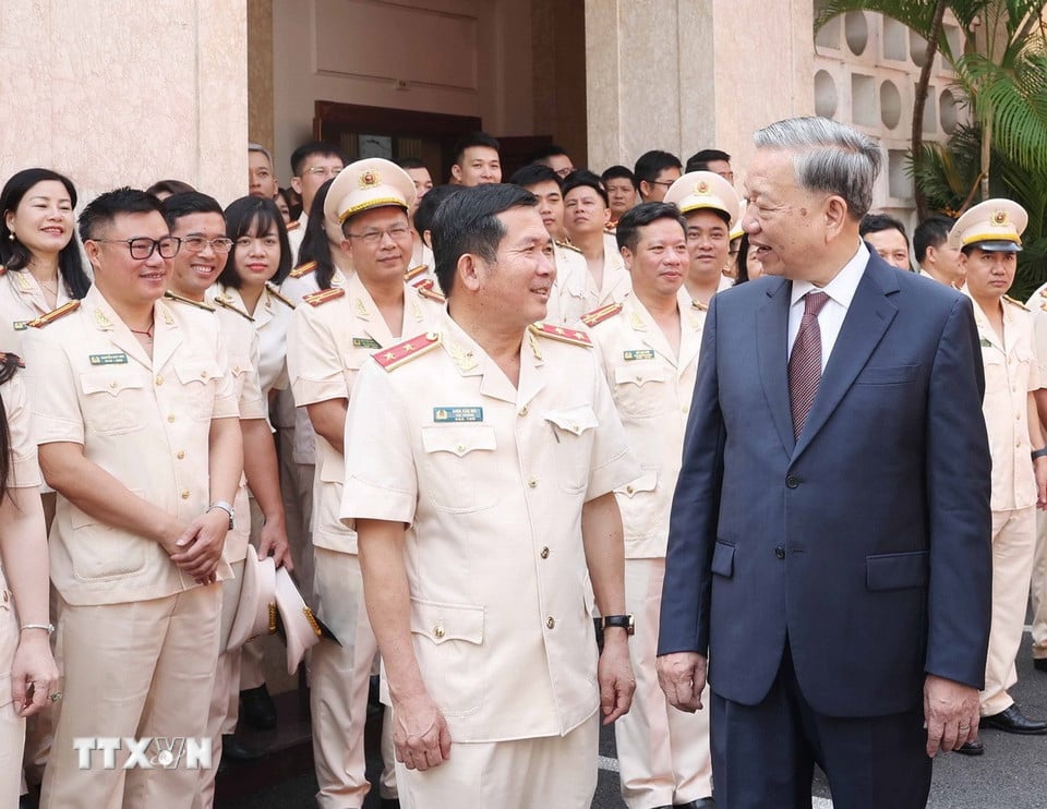 Tổng Bí thư Tô Lâm thăm Cục An ninh chính trị nội bộ, Bộ Công an