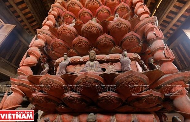 Khám phá Cửu phẩm Liên Hoa - Bảo vật Quốc gia ở chùa Giám ảnh 2