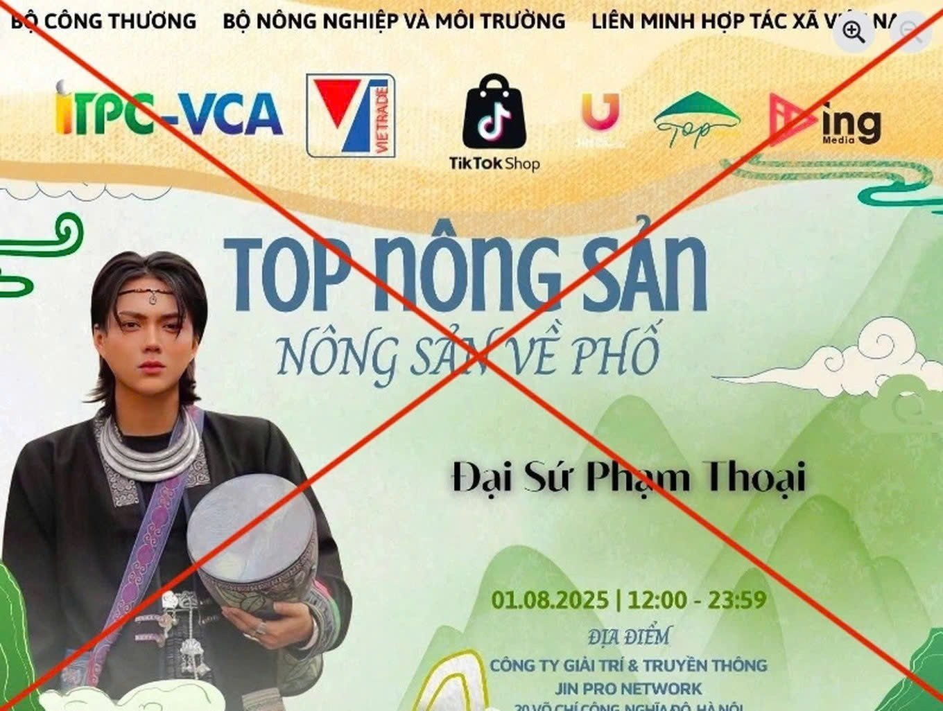 Vụ TikToker Phạm Thoại xưng “đại sứ Top nông sản”: Tự phong danh hiệu sẽ đối mặt với rủi ro pháp lý nào?