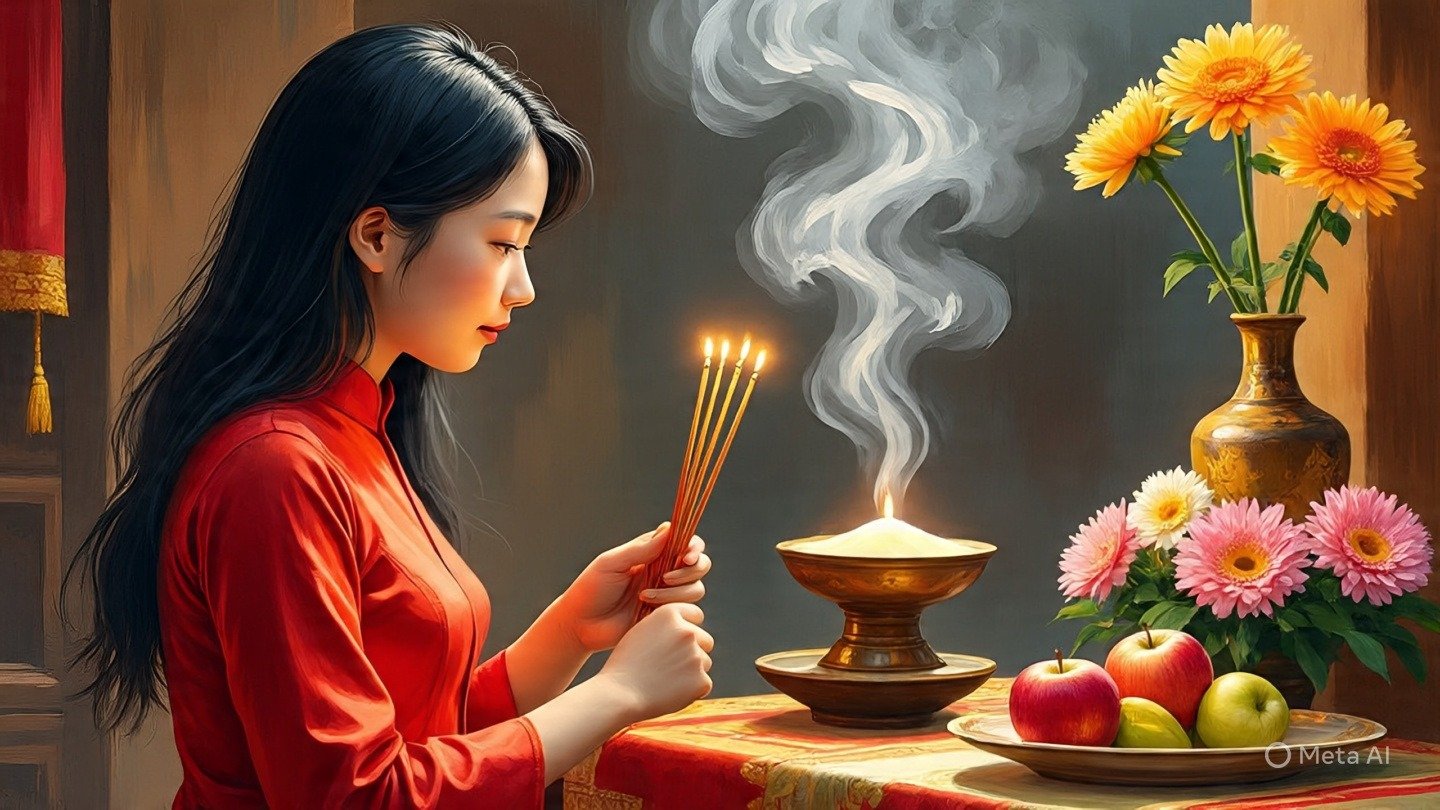Văn khấn Rằm tháng 6 nhuận Âm lịch 2025 đầy đủ nhất, lòng thành, cầu cho gia đình an bình, may mắn