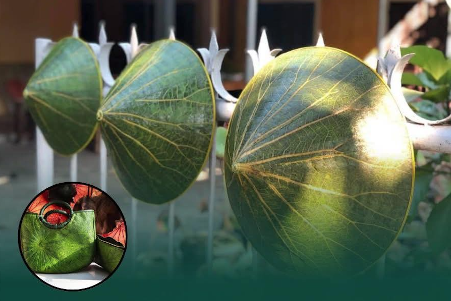Từng chỉ để gói xôi, loại lá phế phẩm nay hóa thành túi xách, nón lá vươn ra quốc tế- Ảnh 1.