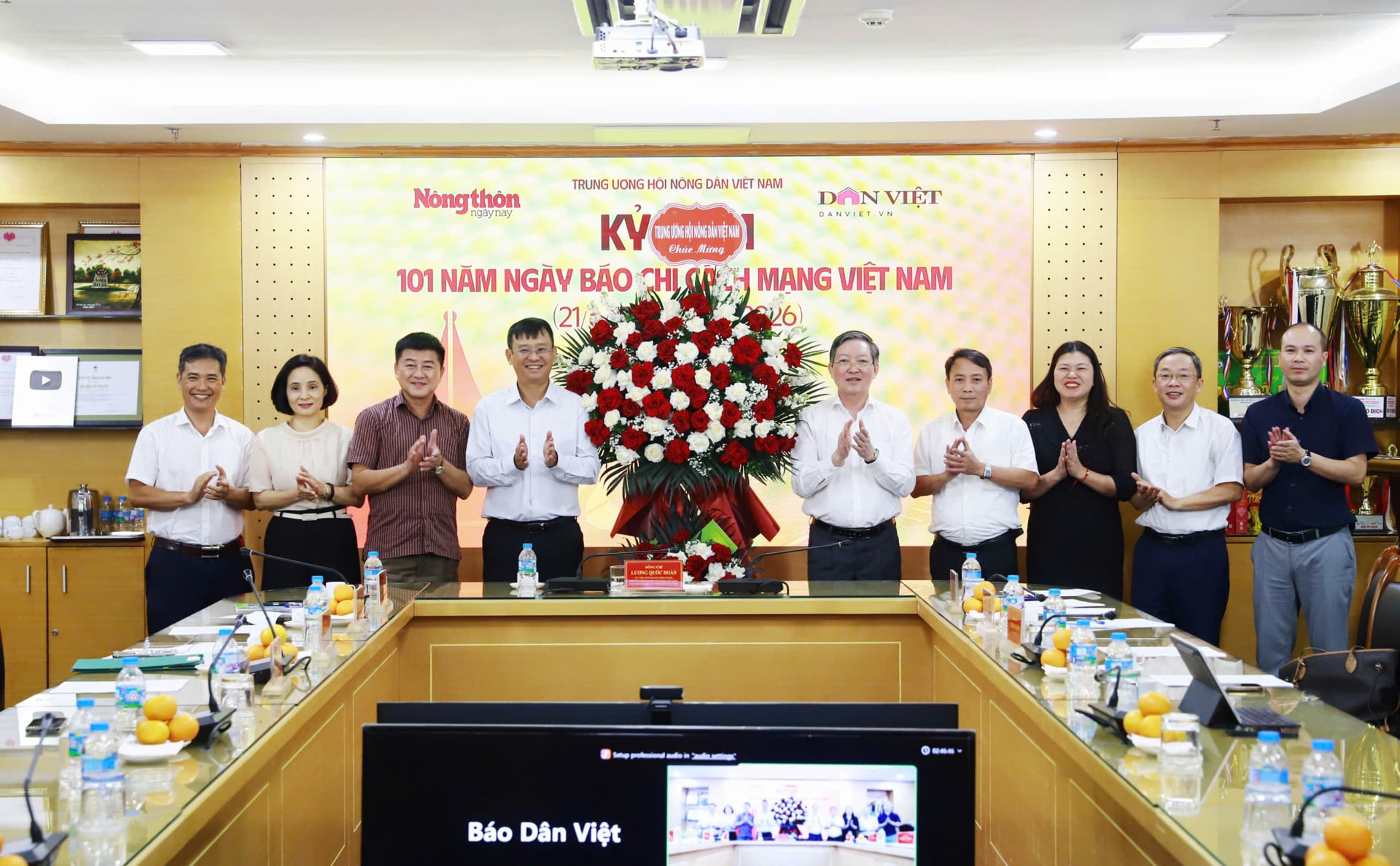 Chủ tịch Hội Nông dân Việt Nam Lương Quốc Đoàn: Báo NTNN/Dân Việt khẳng định vị thế cơ quan ngôn luận Hội NDVN